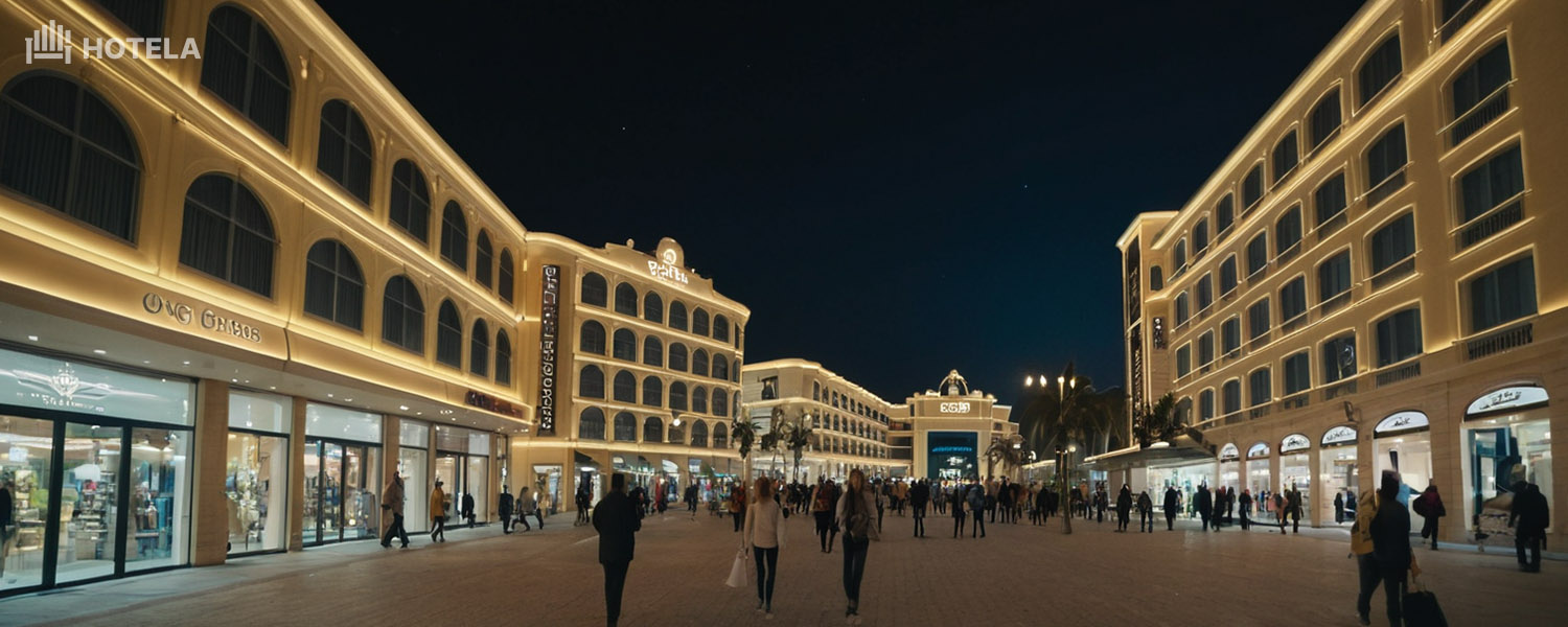 هتلی در کنار یک مرکز خرید