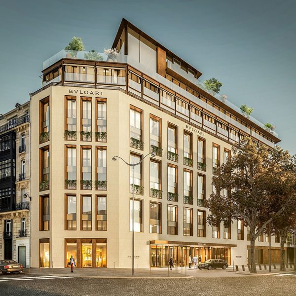 نمایی از هتل بولگاری پاریس