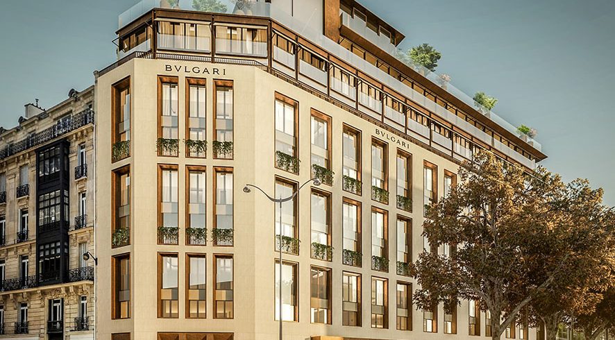 نمایی از هتل بولگاری پاریس