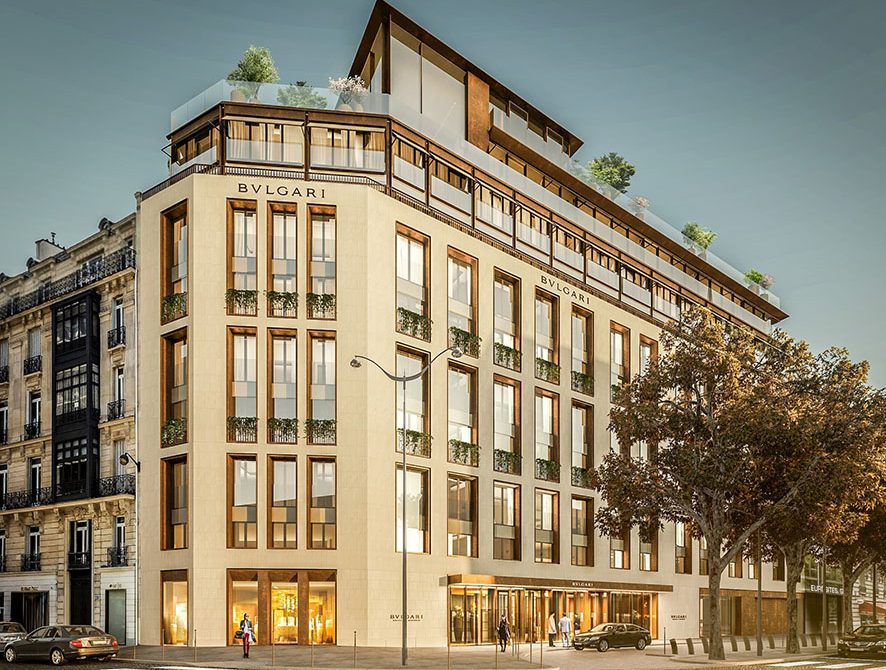 نمایی از هتل بولگاری پاریس